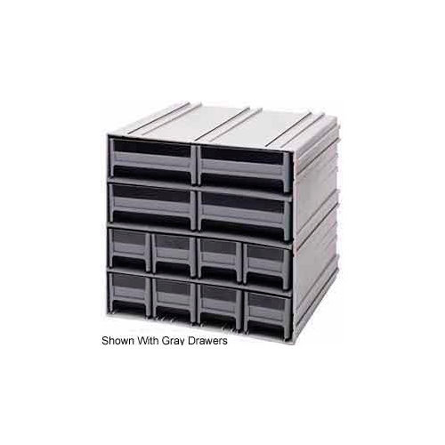 Quantum Interlocking Storage Cabinet QIC-8143 - 11-3/4"Wx11-3/8"Dx11"H - 12 Blue Drawers