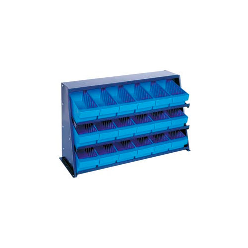 Quantum QPRHA-601 Bench rack 12&quot;x36&quot;x21&quot; with 18 Blue Euro Drawers