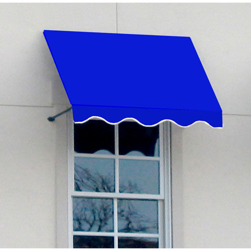 Awntech RR22-6BB, Window/Entry Awning 6' 4-1/2" W x 2'D x 2' 7"H Bright Blue