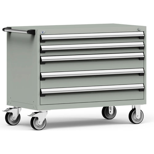 Rousseau Metal 5 Drawer HeavyDuty Mobile Modular Drawer 48