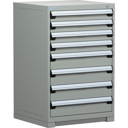 Rousseau Metal® R5ADG-4407KD-071 Heavy Duty Modular Cabinet, 8 Drawers ...