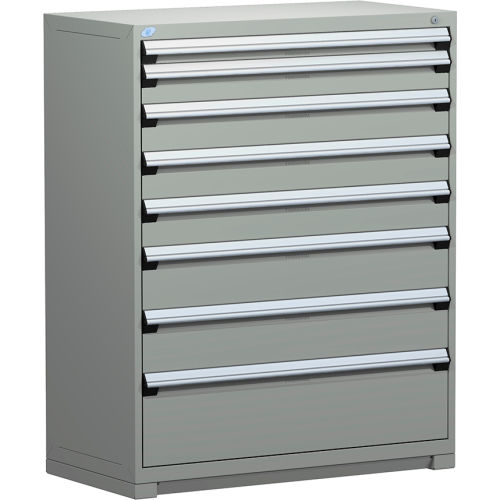 Rousseau Metal Heavy Duty Modular Drawer Cabinet 8 Drawer Full Height ...