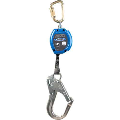 Werner® 11' Baseline  Self Retracting Lifeline w/ Aluminum Rebar Hook