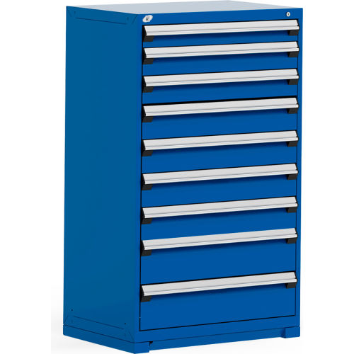 Rousseau Metal Heavy Duty Modular Drawer 9 Drawer Full Height
