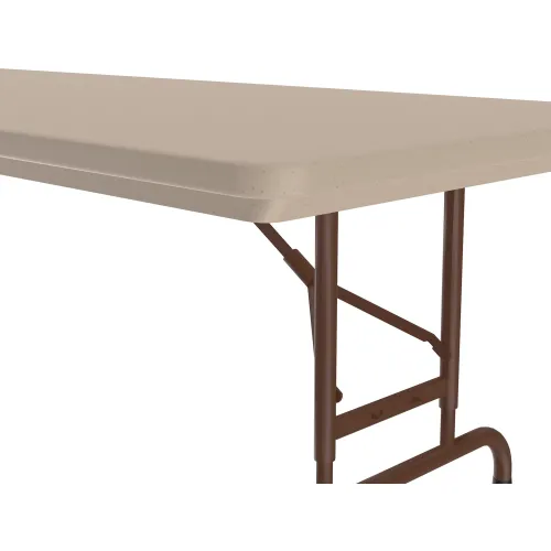 Correll Adjustable Height Plastic Folding Table 30