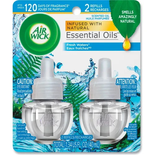 Air Wick® Scented Oil Refill, Fresh Waters, 0.67 oz., 2/Pack
