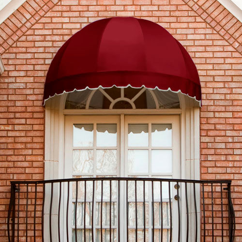 Awntech RB5-B, Window/Entry Awning 5' 4-1/2"W x 2' 8-1/4"D x 3' 3-1/4"H Burgundy