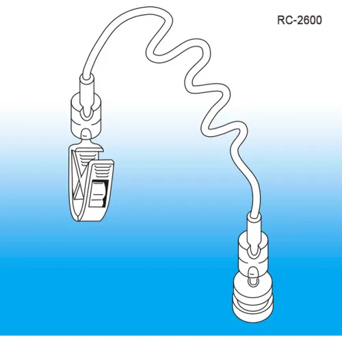 Roto Clip Spiral Wire With Magnetic Base, 12