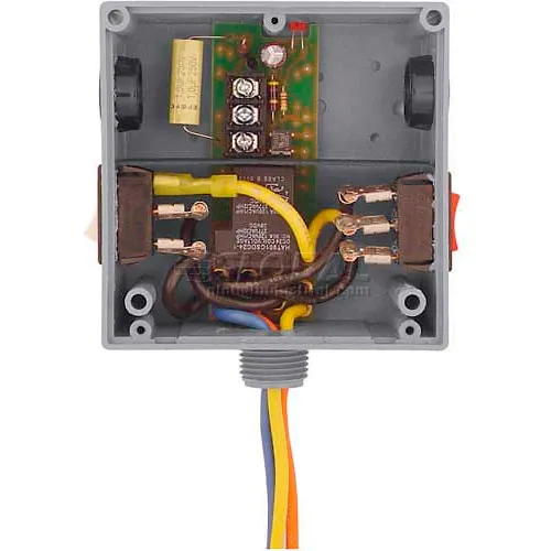 RIB® Enclosed Relay RIBT2401SBC, Hi/Low Sep. 20A, SPDT, 24VAC/DC/120VAC ...