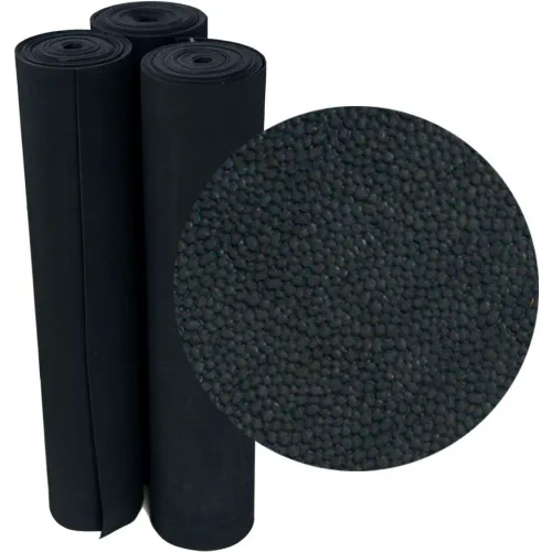 Rubber Cal Recycled Floor Mat Black 3/8-Inch x 4 x 3-Feet