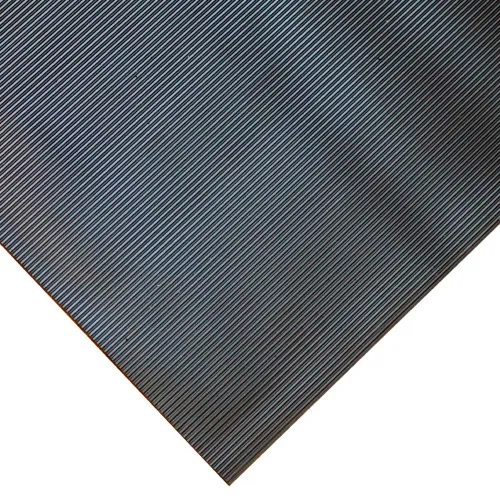 Fine Ribbed [Corrugated] Rubber Runner Matting