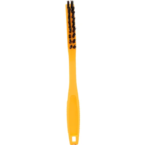 Synthetic-Fill Tile & Grout Brush, 8 1/2'' Long, Yellow Plastic Handle Synthetic-Fill Tile & Grout Brush, 8 1/2'' Long, Yellow Plastic Handle