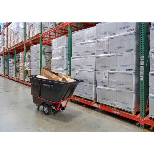 Rubbermaid  Brute Rotomolded Tilt Truck, Standard Duty, 1 Cubic