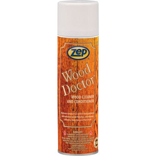 Zep Wood Doctor Furniture Cleaner & Polish, 16 oz. Aerosol Can, 12 Cans