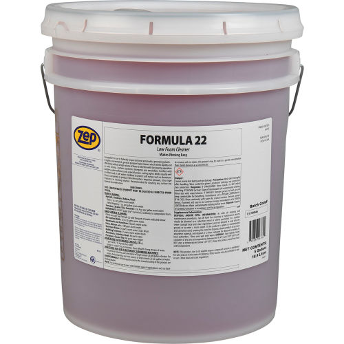 Zep Formula 22 Unfinished Floor Cleaner, 5 Gallon Pail