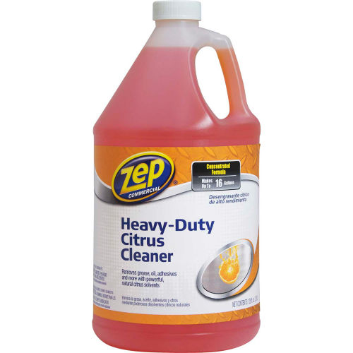 Zep® Commercial Heavy-Duty Citrus Degreaser, Gallon Bottle, 4 Bottles - ZUCIT128CA