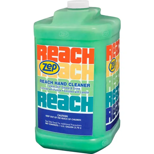 Zep Reach Hand Cleaner, 4-1 Gallon Bottles, Pumice Soap, Effectively  Removes Industrial Soils and Grease, Phosphate-Free & Mild on Skin (92524)