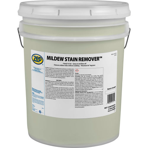 Zep Mildew Stain Remover 5 Gallon Pail 1977