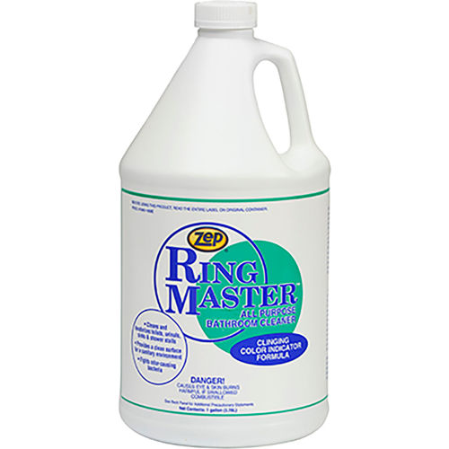 Zep Ring Master Bathroom Cleaner, Gallon Bottle, 4 Bottles/Case