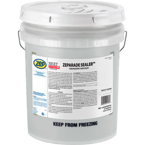 Zep Stain Resistant Floor Sealer, 5 Gallon Pail