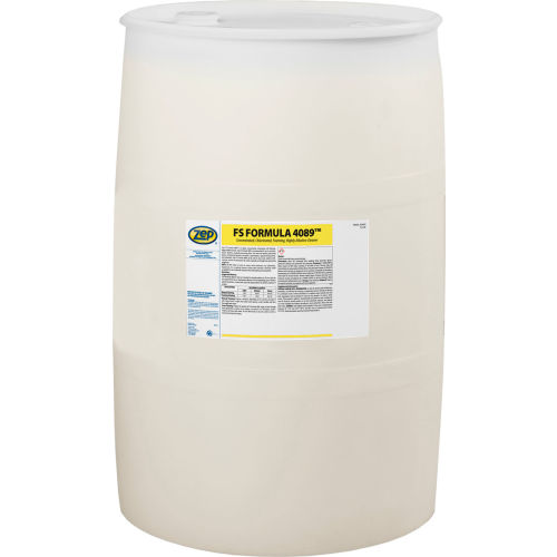 Zep FS Formula 4089 Heavy Duty, High Foaming, Chlorinated Detergent, 55