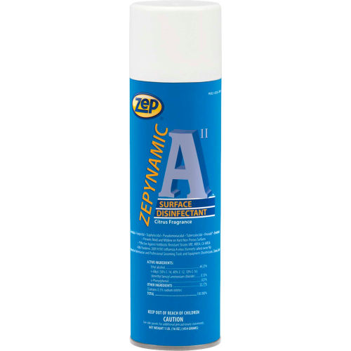 Zep Dynamic A II Aerosol Disinfectant, 16 oz. Aerosol Spray, 12 Cans