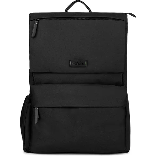 Bugatti Reborn Collection Lightweight Backpack, Polyester, Black