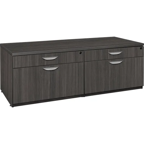 Regency Legacy Double Lateral Low Credenza, Ash Grey