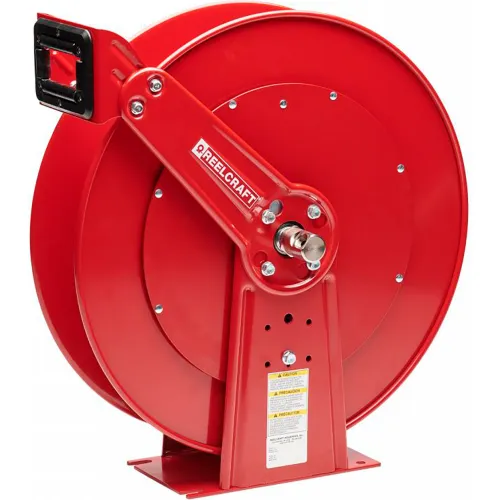 Reelcraft PW81000 OHP 3/8x100' 5000 PSI Spring Retractable Pressure Wash  Hose Reel