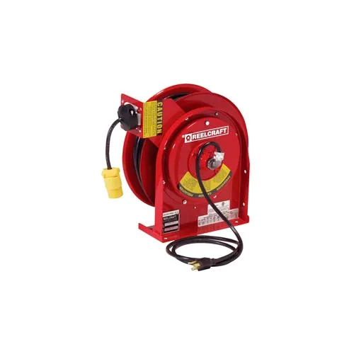 Reelcraft L 4545 123 3A 12 AWG/3 Cond x 45ft, 20A, Single Outlet