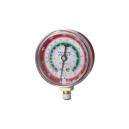 Yellow Jacket® 21/2" Red High Side Gauge 49051