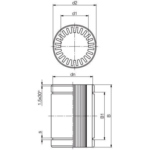 IGUS RJI0112 3/4" DryLin R AllPolymer Linear Bearing