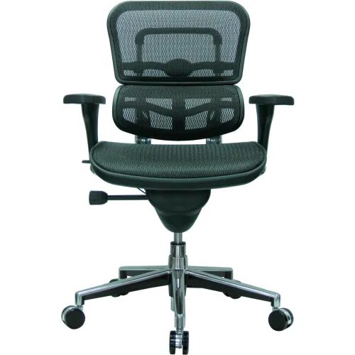 Ergohuman Ergonomic Mid Back Mesh Chair - Thumbnail 2