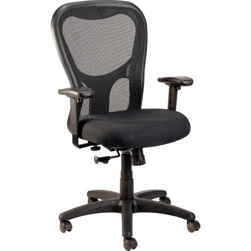 Eurotech Apollo Mesh Managers Chair with Arms - Fabric - Black