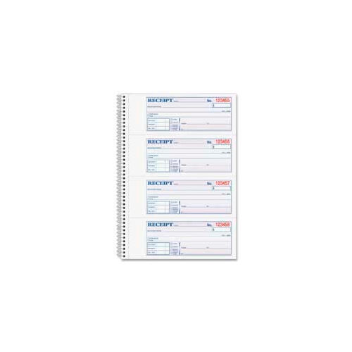 Adams® Money/Rent Receipt Book, 2Part, 75/8" x 11", White/Canary, 200