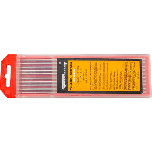 Forney® Tungsten Electrode - 1/8" - Ceriated Tungsten - 10/Pack