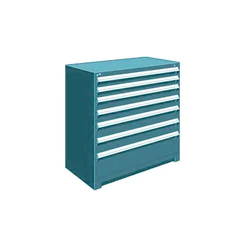 Rousseau Metal® Heavy Duty Modular 7 Drawers, 48"W x 27"D x 46