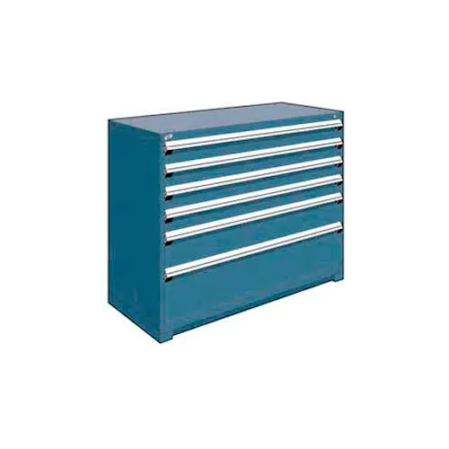 Rousseau Metal Heavy Duty Modular Drawer Cabinet 6 Drawer Counter High ...