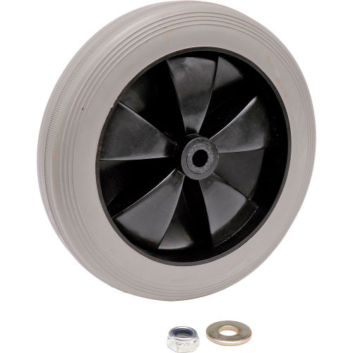 Replacement 8 in. Rear Wheel for Janitor Cart (Models 603574, 603590)