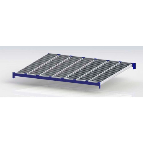 UNEX RR99S2R8X6-L Additional level for Gravity Flow Roller Rack with Span Track 96"W x 72"D