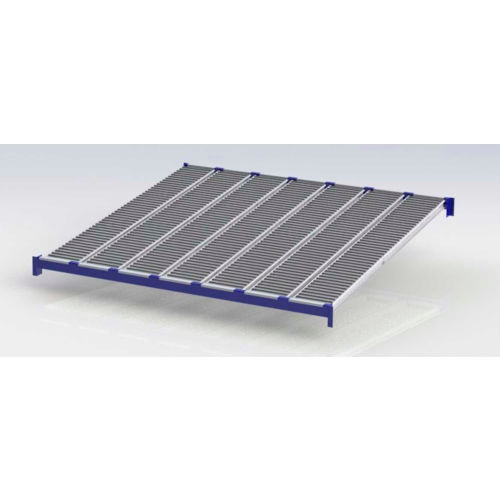 UNEX RR99S2R8X8-L Additional level for Gravity Flow Roller Rack with Span Track 96"W x 96"D