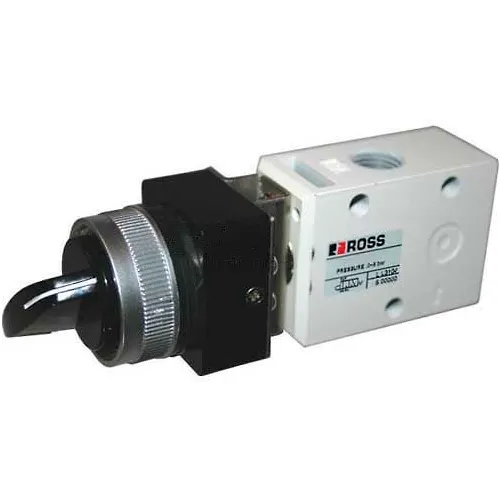 ROSS® Pneumatic Selector Switch Valve 1223B2SLB, 1/4" NPT