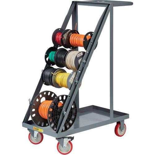 Little Giant® RT45TL Wire Reel Cart, Open Back, NonMarking