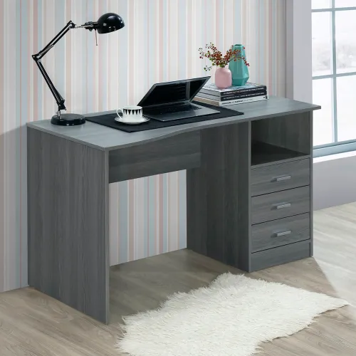 Techni mobili classic computer deals desk with multiple drawers