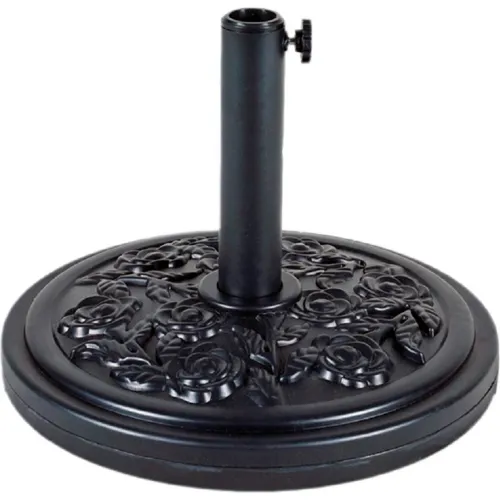 AZ Patio Heaters Round Concrete Base for Market Umbrella, Plastic, 33