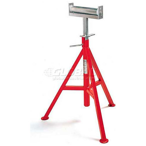 RIDGID® Model No. Cj-99 Conveyor Head Pipe Stand, 12" Max. Pipe Capacity, 29"-44" H
