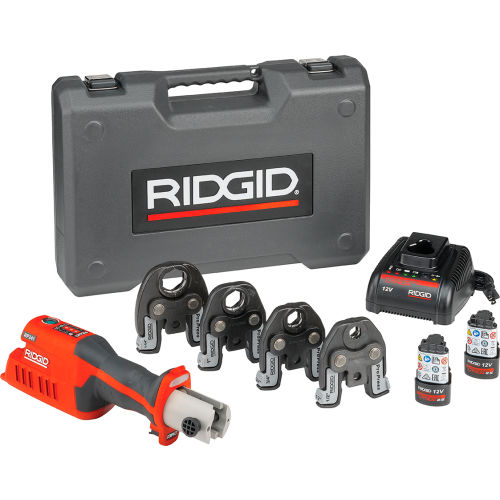 Ridgid 43428 RP 200 Battery Press Tool Kit w/ProPress Jaws
																			