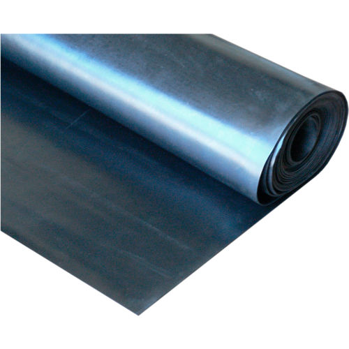 Black Rubber Sheet Commercial Grade 1/8 Thick x 36 Width x 24 Length 60A EPDM 
