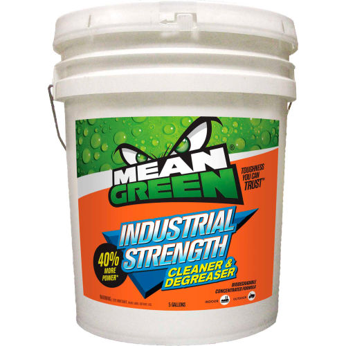 Mean Green Industrial Strength Cleaner and Degreaser, 5 Gallon Bottle, 5 Bottles/Pack - 106E