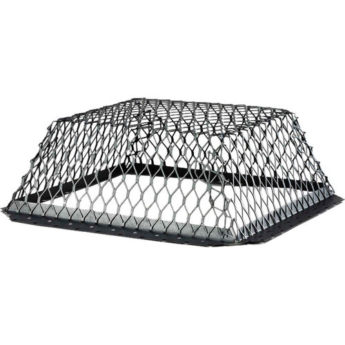 HY-C Roof VentGuard Black-Painted Galvanized Steel 16" x 16" x 6" - RVG1616G